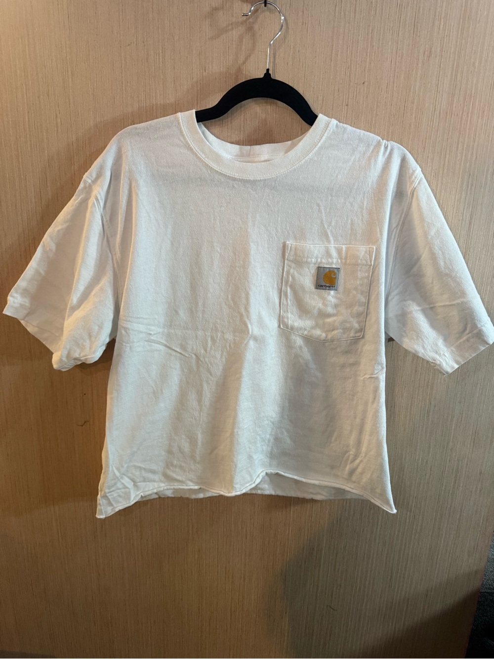 Women’s Carhartt Louisville Short Sleeve White Pocket Tee Size Small